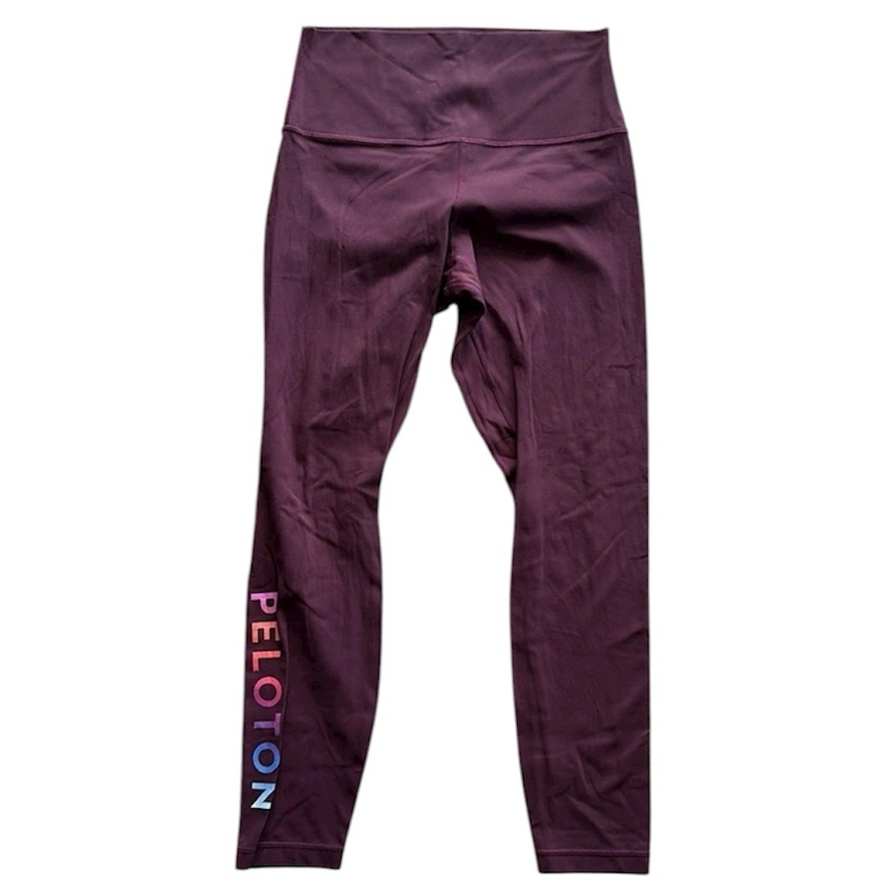 Lululemon Align Peloton Leggings Burgundy Size 10